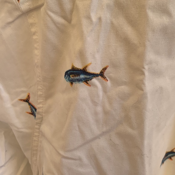 Molokai NWOT s-sleeve cotton 🐟 print shirt - Picture 4 of 5